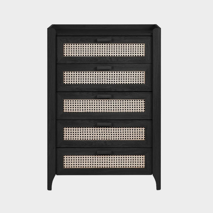 Sunny Chest 5 Drawer Black