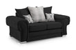 Verona Scatterback Sofa Black 2 Seater