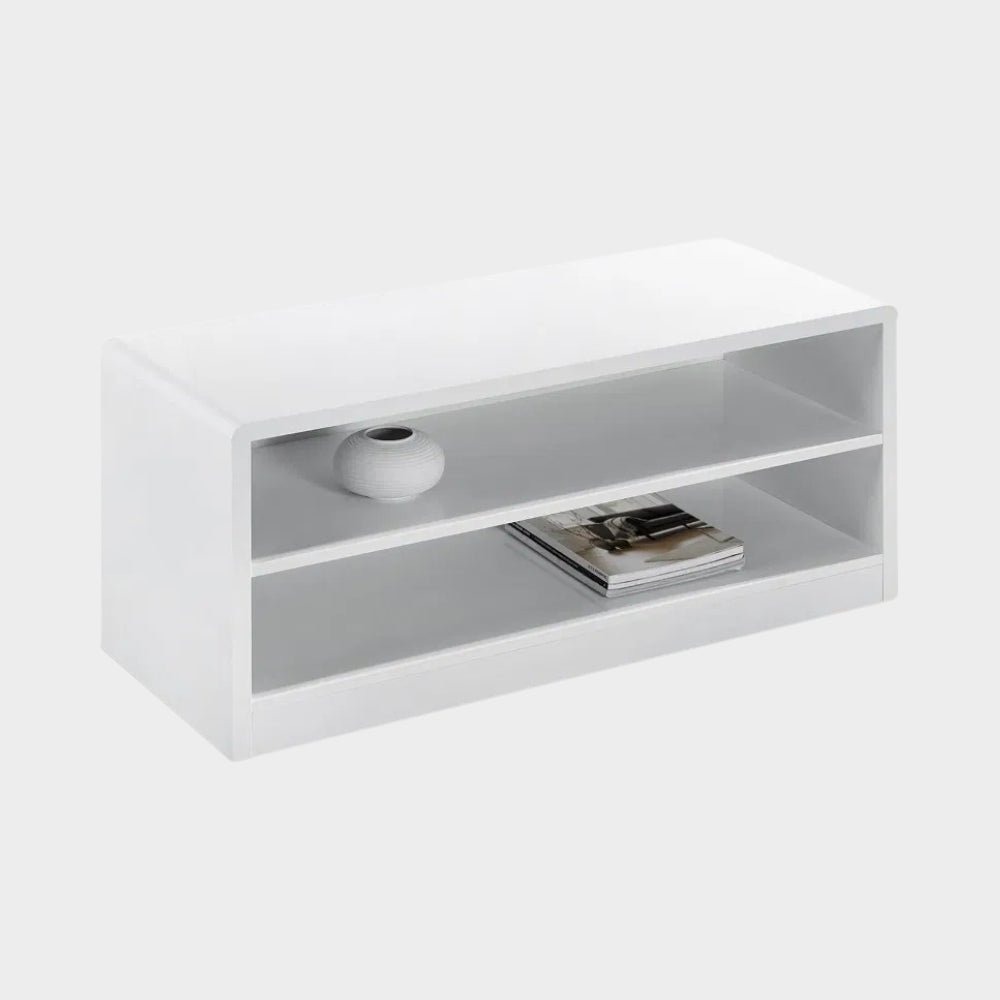 Manhattan Compact TV Unit High Gloss White