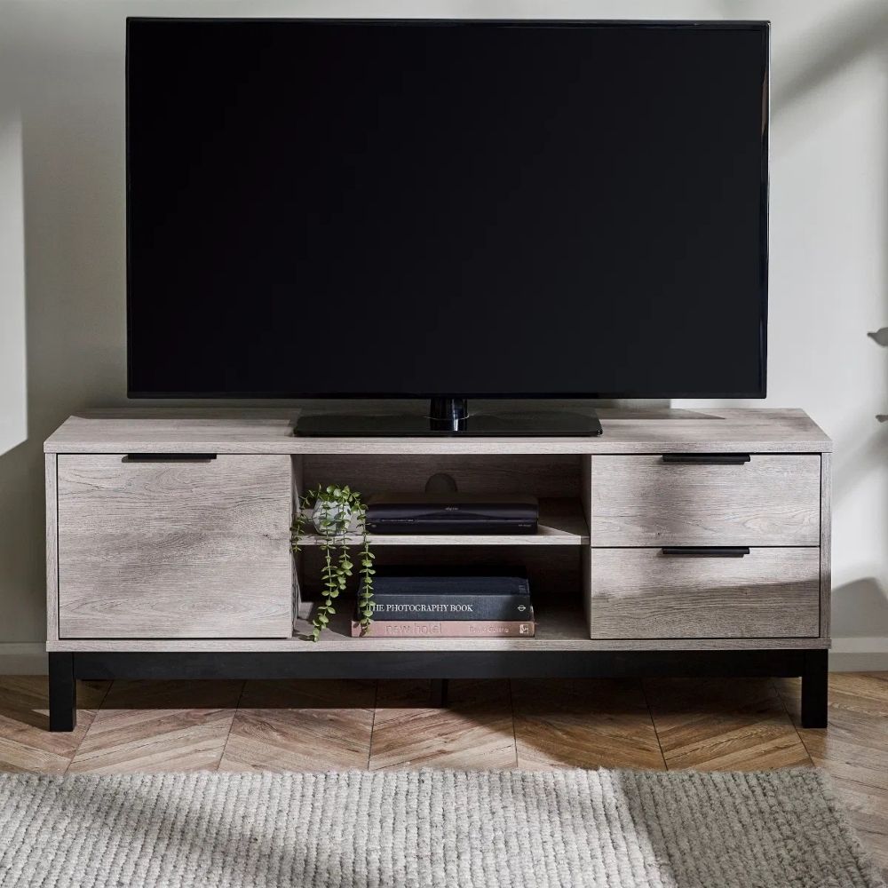 Bali TV Unit Grey Oak