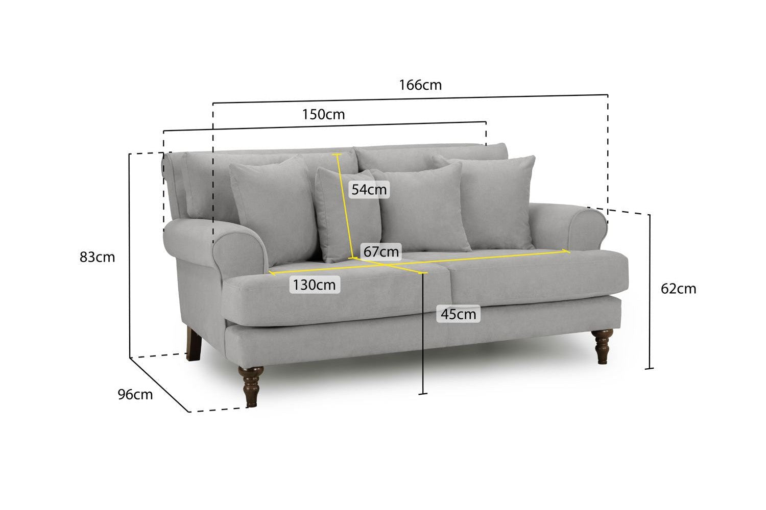 Summer Sofa Beige 2 Seater