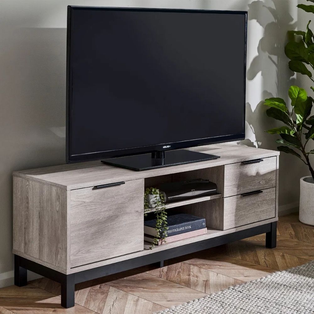 Bali TV Unit Grey Oak