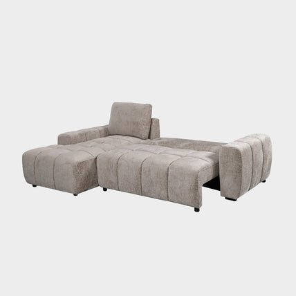 Lora Sofa Bed Mushroom Left Hand Facing Corner