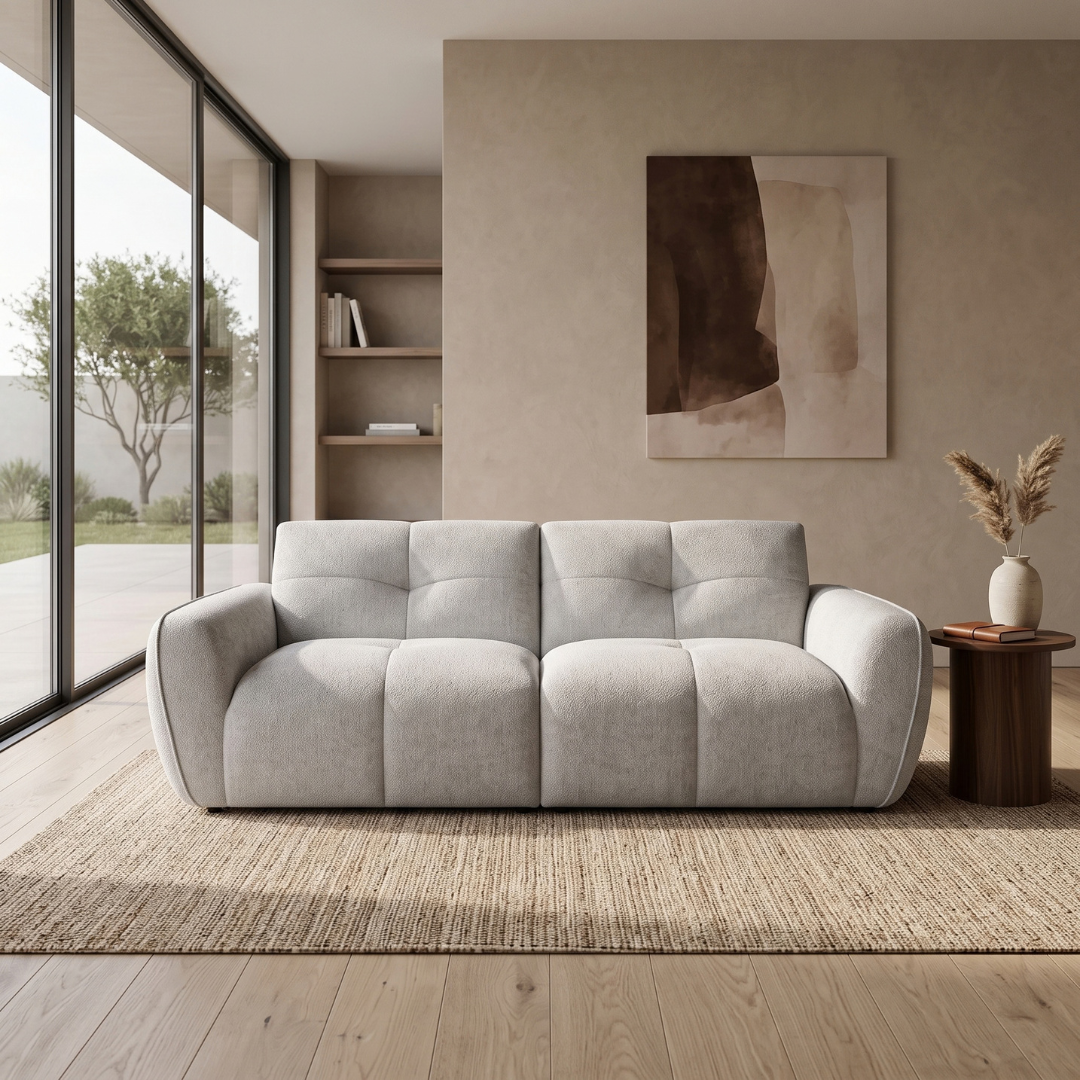 Amara Sofa Grey 3 Seater