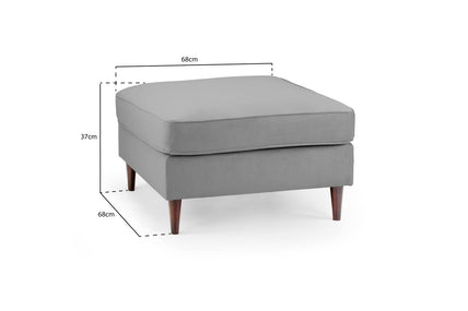 Harper Sofa Plush Beige Footstool