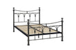 Gamma Bed Frame Super King Antique Nickel