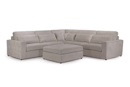 Kiana Modular Sofa Mocha Right Hand Arm Piece