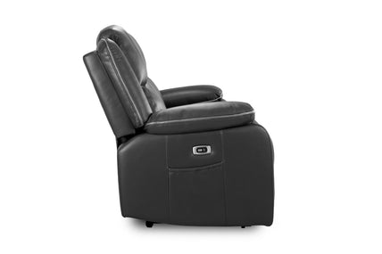 Harald Electric Recliner Sofa Black Armchair