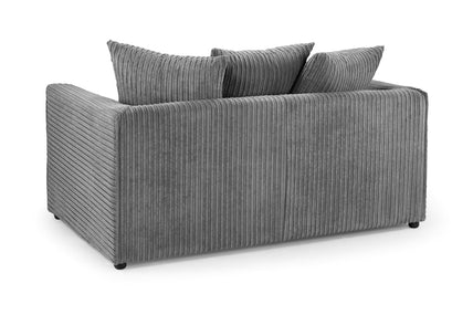 Harley Jumbo Sofa Grey 2 Seater