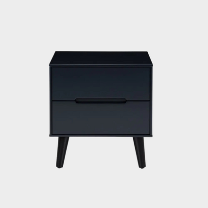 Alicia Bedside 2 Drawer Anthracite