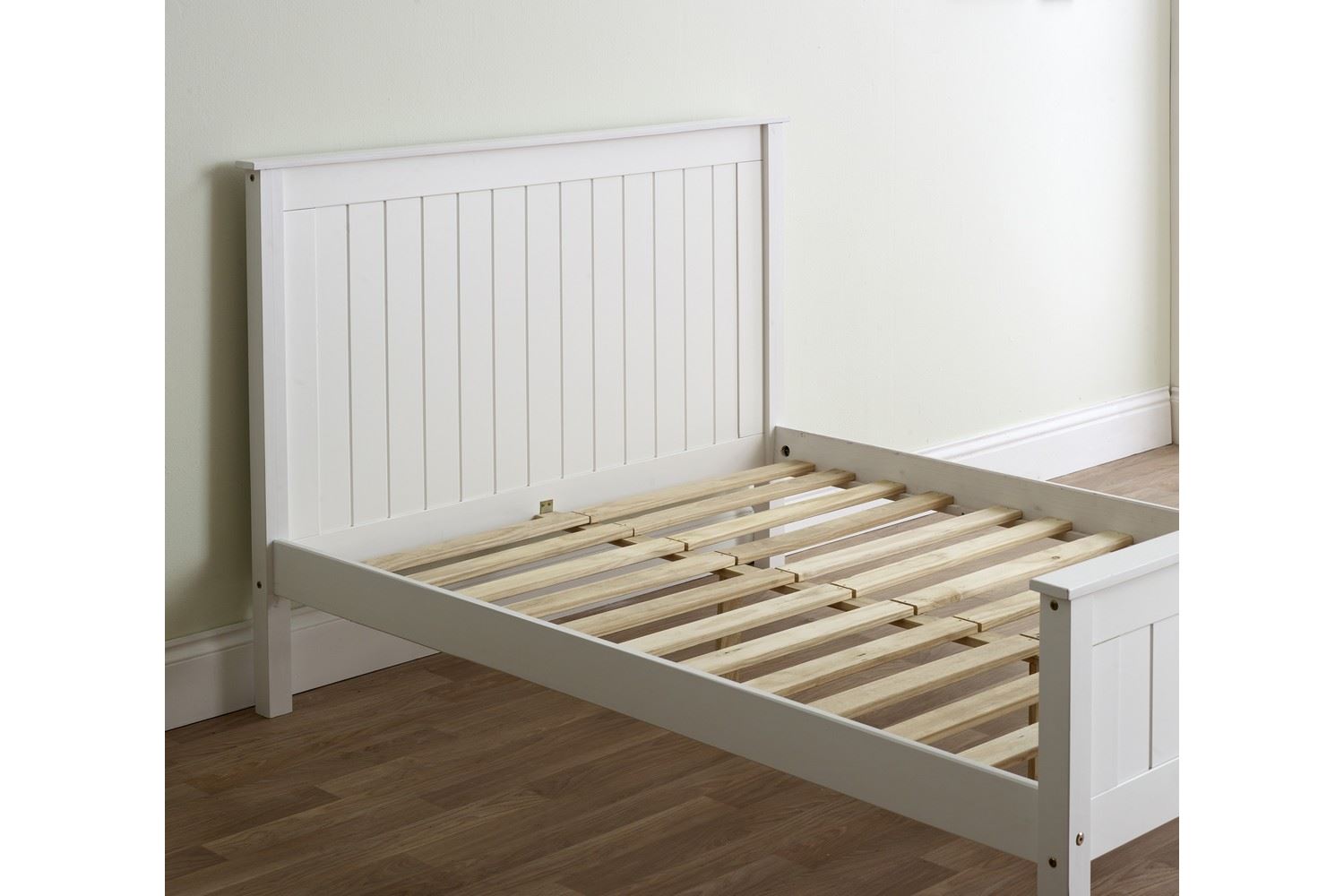 Taurus Bed Frame King White