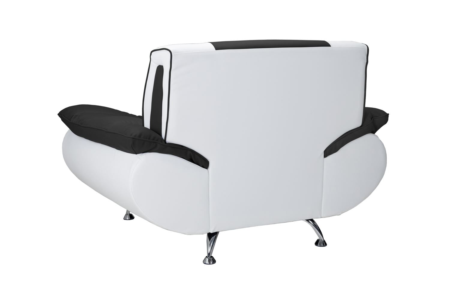 Napoli Sofa Black/White Armchair