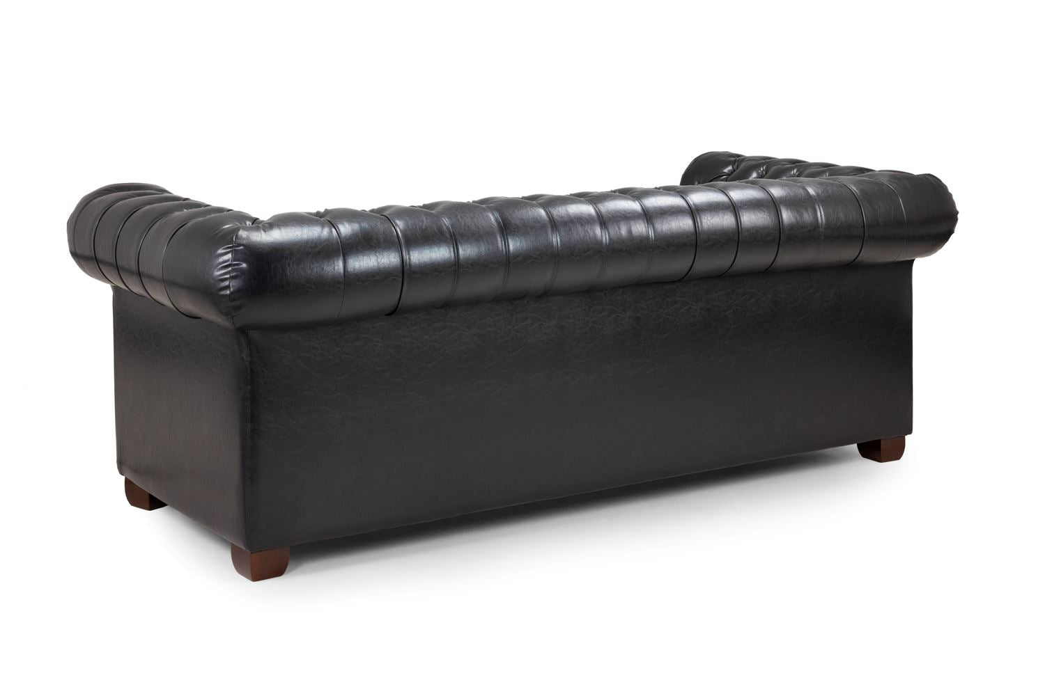 Chesterfield Sofa Black 3 Seater