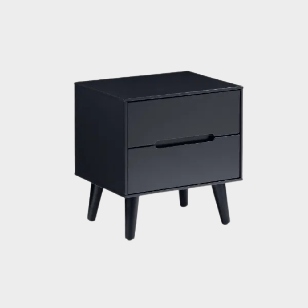 Alicia Bedside 2 Drawer Anthracite