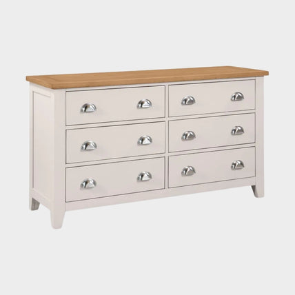 Richmond Chest 6 Drawer Elephant Grey