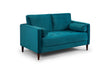 Harper Sofa Plush Teal 2 Seater