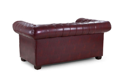 Chesterfield Sofa Oxblood Red 2 Seater