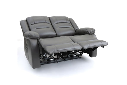 Alva Electric Recliner Sofa Grey 2 Seater