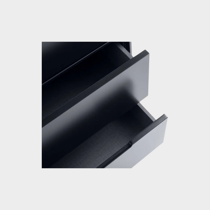 Alicia Bedside 2 Drawer Anthracite