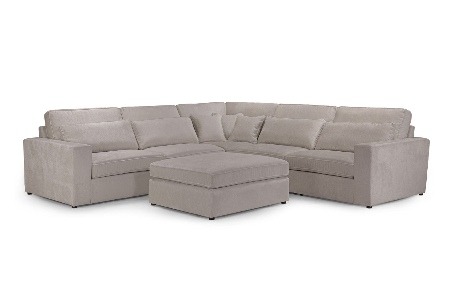 Kiana Modular Sofa Mocha Right Hand Facing Corner