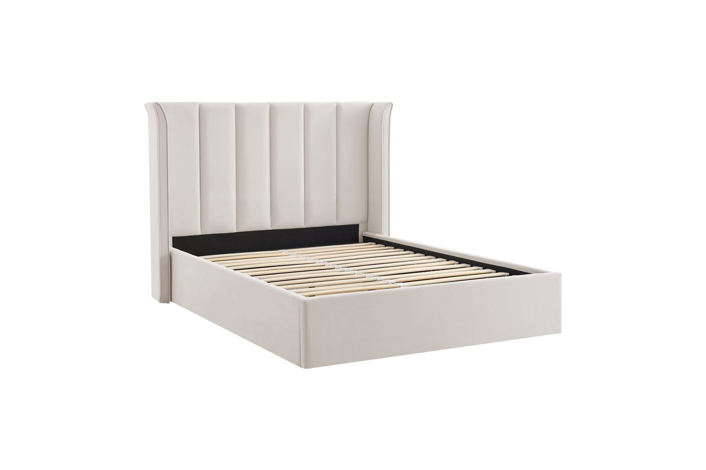 Polaris Storage Bed Frame King Natural