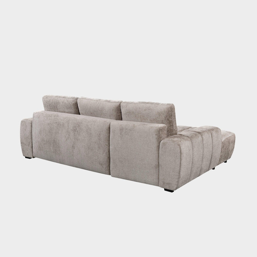 Lora Sofa Bed Mushroom Left Hand Facing Corner