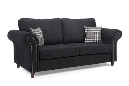 Oakland Sofa Charcoal 3 Seater