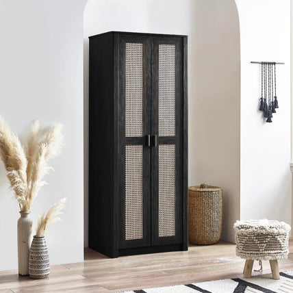 Sunny Wardrobe 2 Door Black