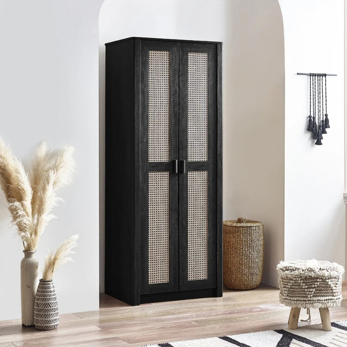 Sunny Wardrobe 2 Door Black