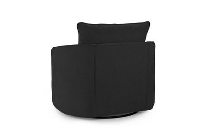 Verona Sofa Black Swivel Chair