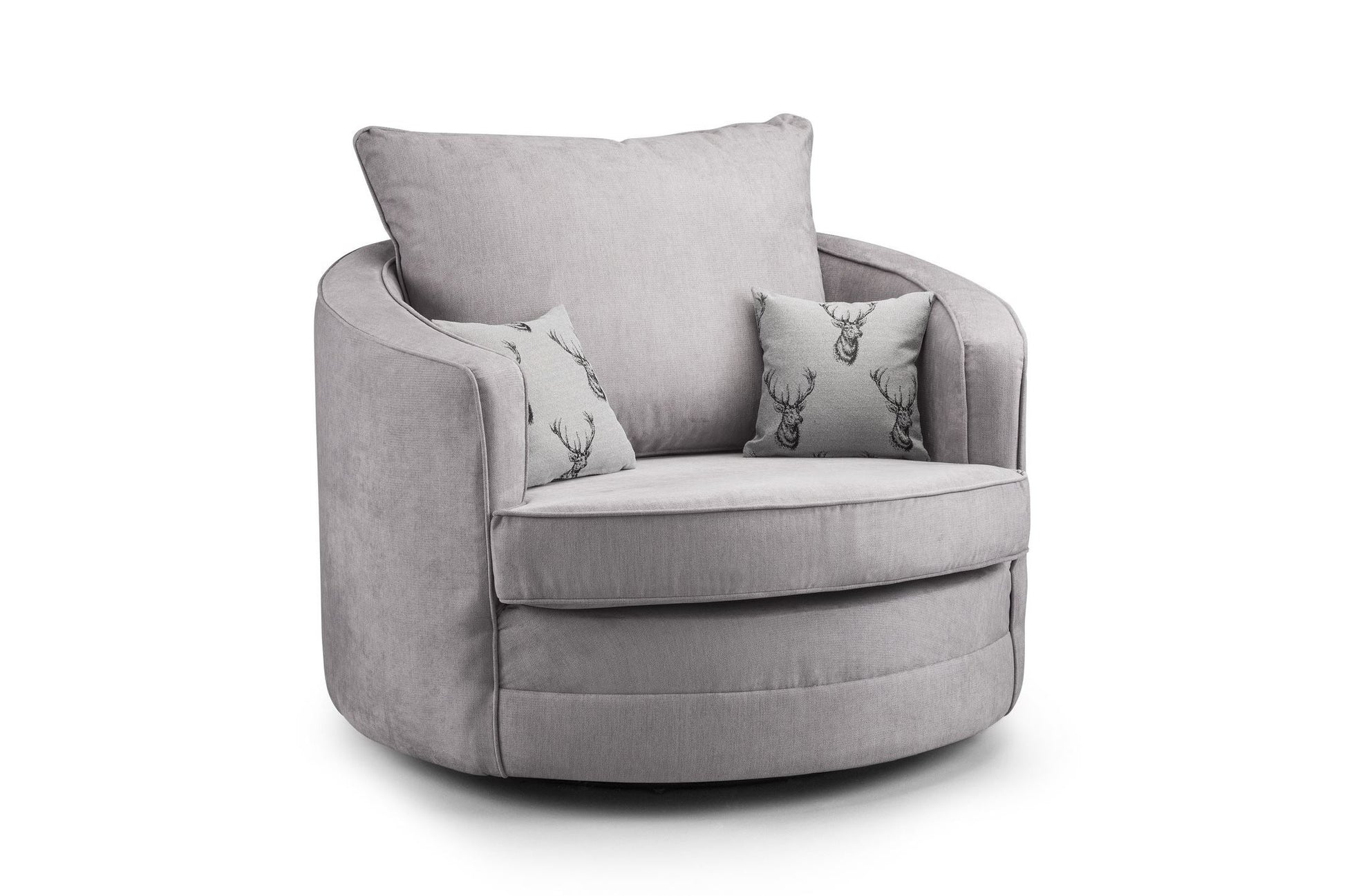 Verona Sofa Grey Swivel Chair