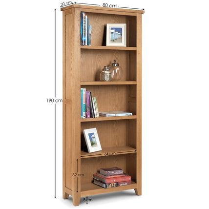Alani Tall Bookcase Oak