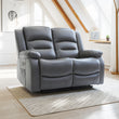 Alva Electric Recliner Sofa Grey 2 Seater