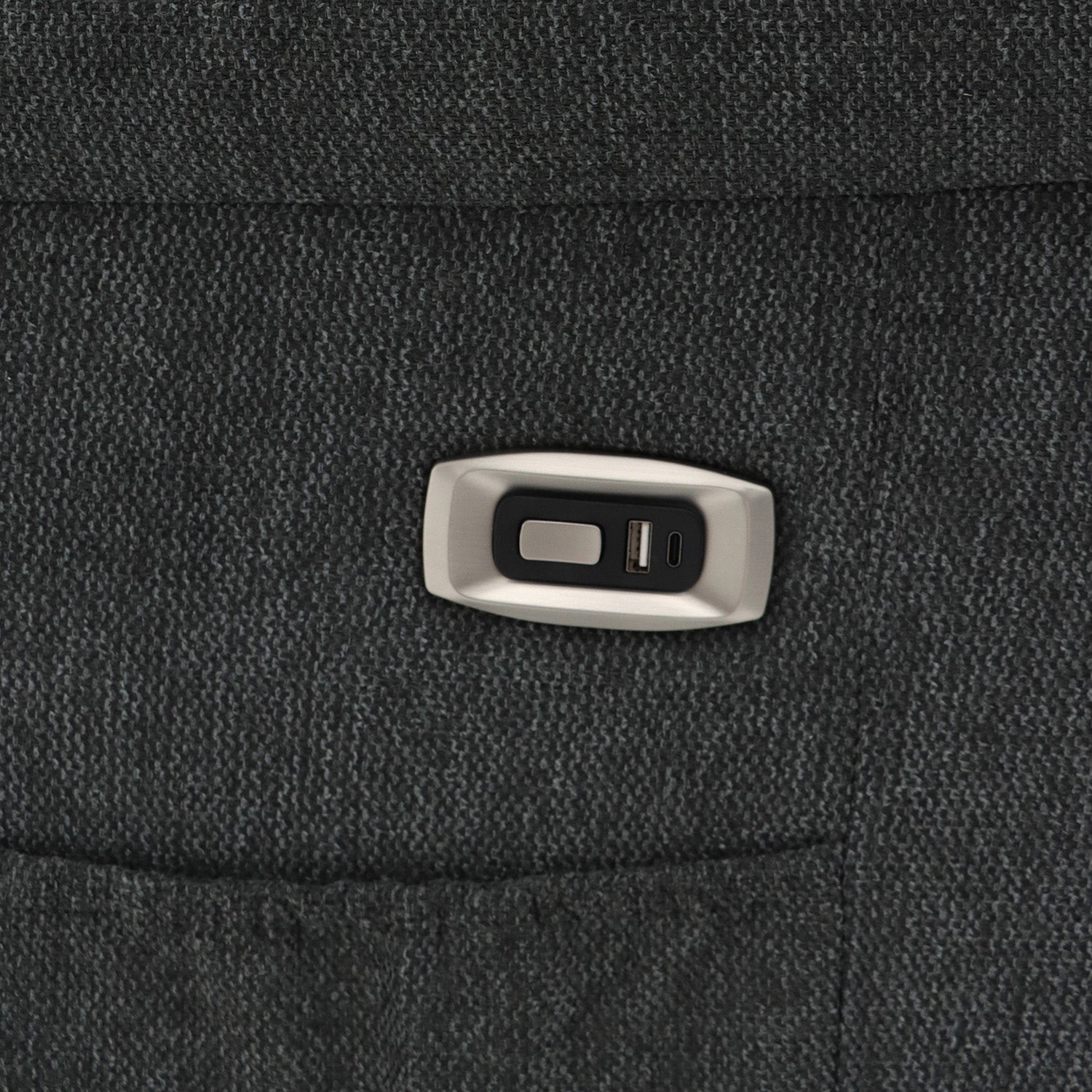 Alva Electric Recliner Sofa Grey Fabric