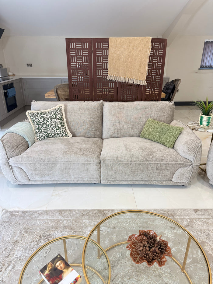 Marigold Sofa Beige 3 Seater