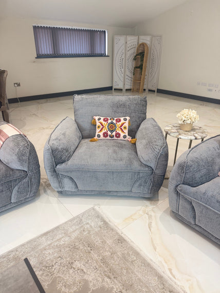 Marigold Sofa Grey Armchair