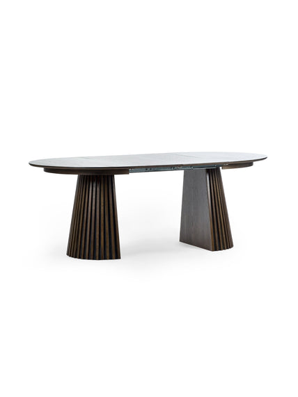 Annika Extending Dining Table Dark Brown