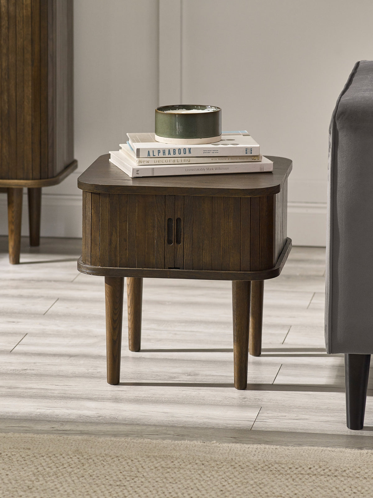 Annika Side Table Dark Brown