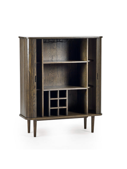 Annika Wine Cabinet Dark Brown