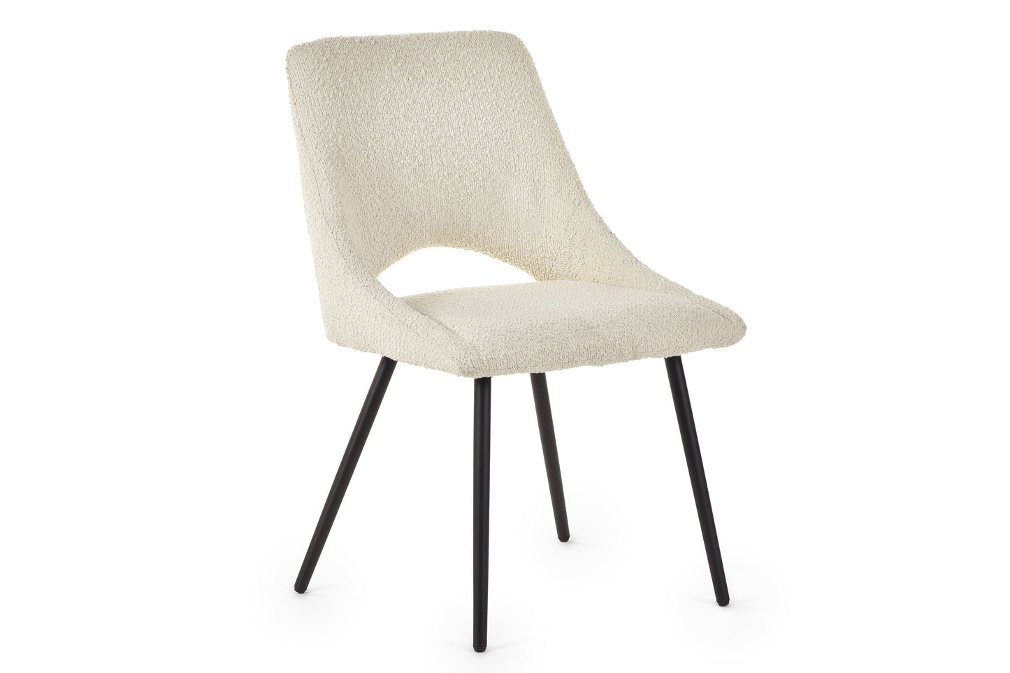 Apis Set Of 2 Dining Chairs Boucle Ivory