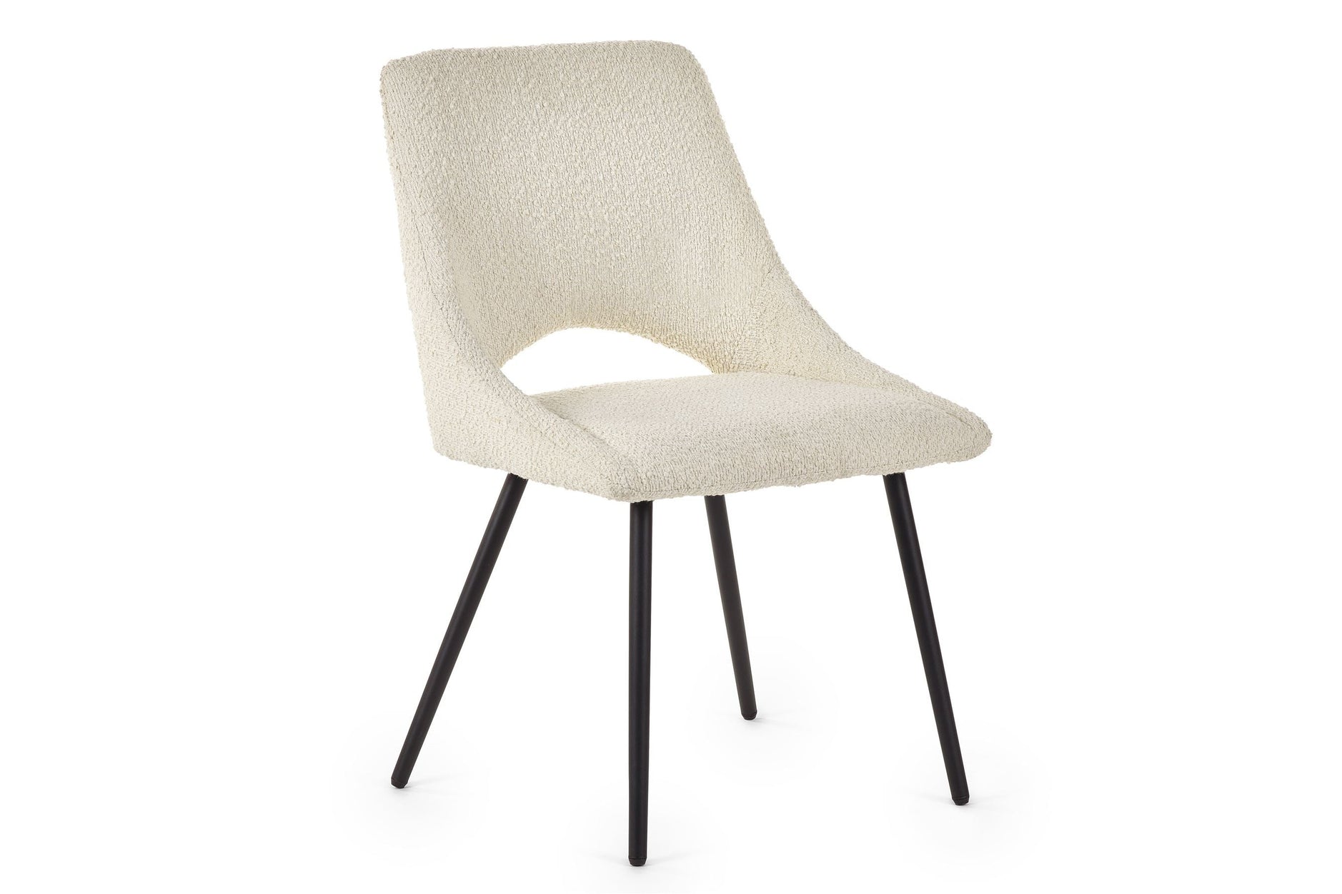 Apis Set Of 2 Dining Chairs Boucle Ivory