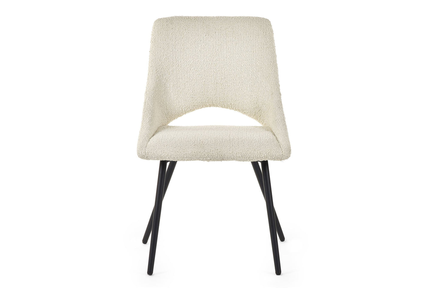 Apis Set Of 2 Dining Chairs Boucle Ivory