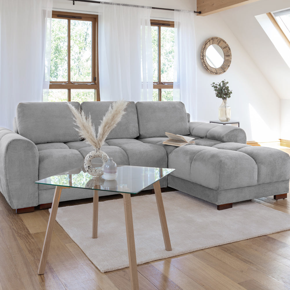 AzzuroSofaBedGreyUniversalCorner