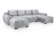 Azzuro Sofa Grey U Shape Corner