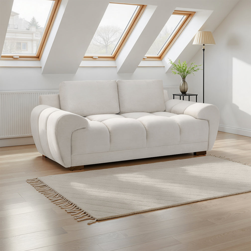 Azzuro Sofa Cream 2 Seater