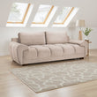 Azzuro Sofa Mocha 3 Seater