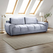 Azzuro Sofa Grey 3 Seater