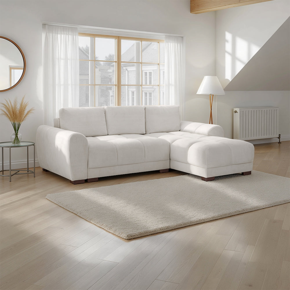 Azzuro Sofa Bed Cream Universal Corner