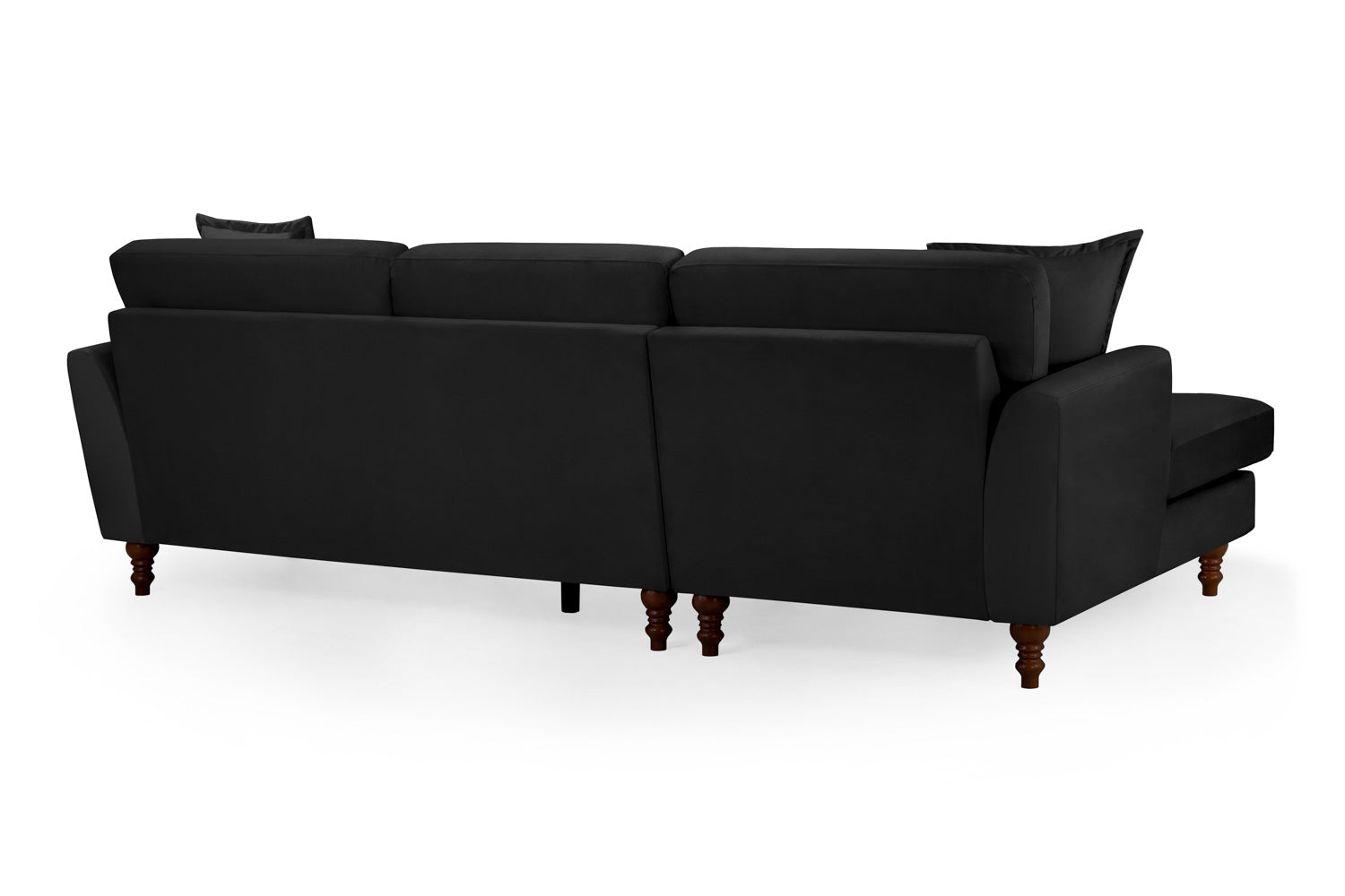 Bari Sofa Black Left Hand Facing Corner