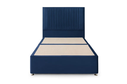 Bea 2 Drawer Bed Double Plush Navy 2 Drawers